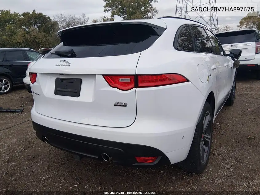 2017 JAGUAR F-PACE VIN SADCL2BV7HA897675 — фото 4