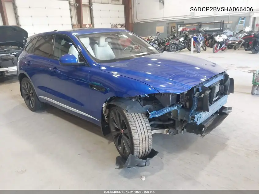 JAGUAR F-PACE 2017, VIN SADCP2BV5HA066406