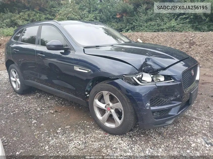 JAGUAR F-PACE 2018, VIN SADCJ2FX0JA256195
