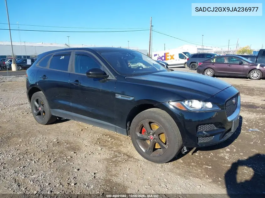 JAGUAR F-PACE 2018, VIN SADCJ2GX9JA236977