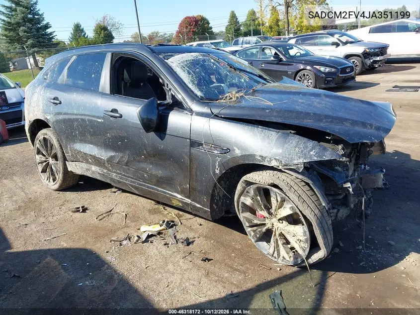 JAGUAR F-PACE 2018, VIN SADCM2FV4JA351199
