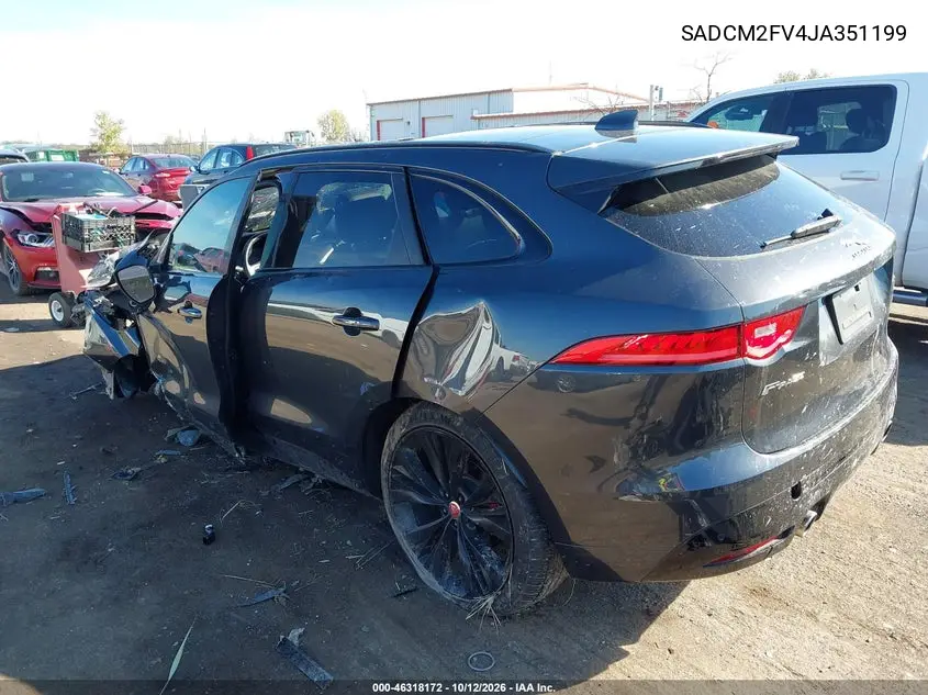 2018 JAGUAR F-PACE VIN SADCM2FV4JA351199 — фото 3