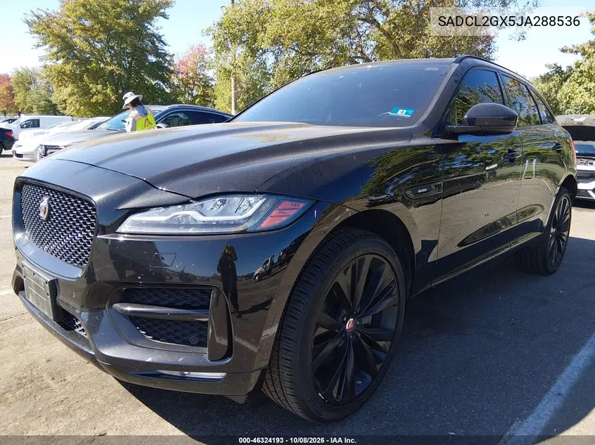 2018 JAGUAR F-PACE VIN SADCL2GX5JA288536 — фото 2