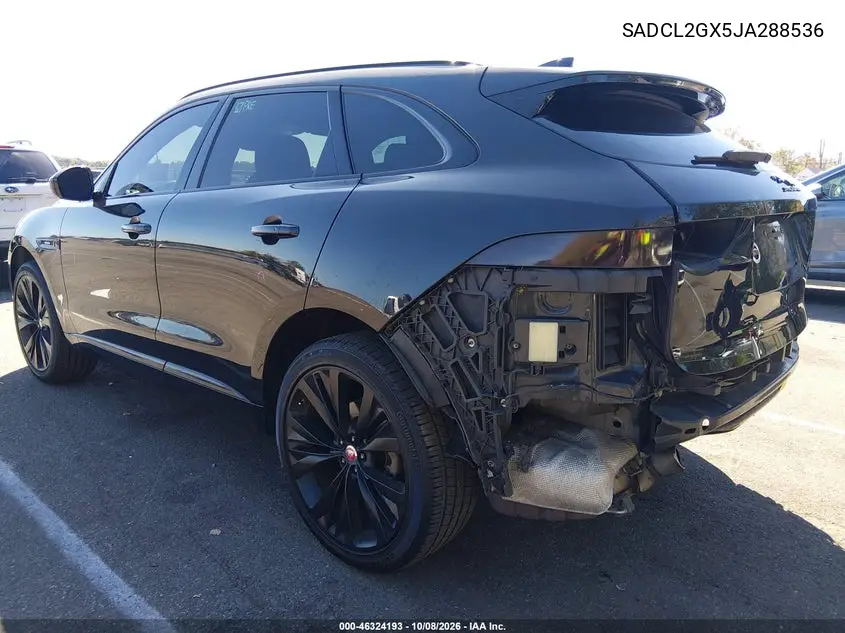 2018 JAGUAR F-PACE VIN SADCL2GX5JA288536 — фото 3