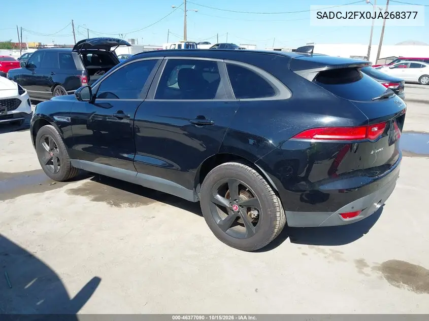 2018 JAGUAR F-PACE VIN SADCJ2FX0JA268377 — фото 3