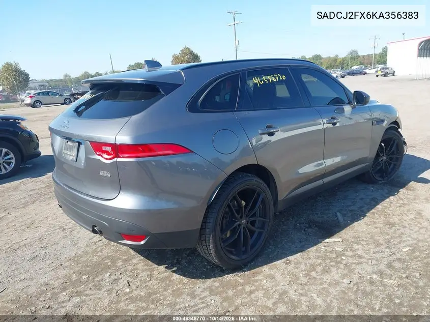 2019 JAGUAR F-PACE VIN SADCJ2FX6KA356383 — фото 4