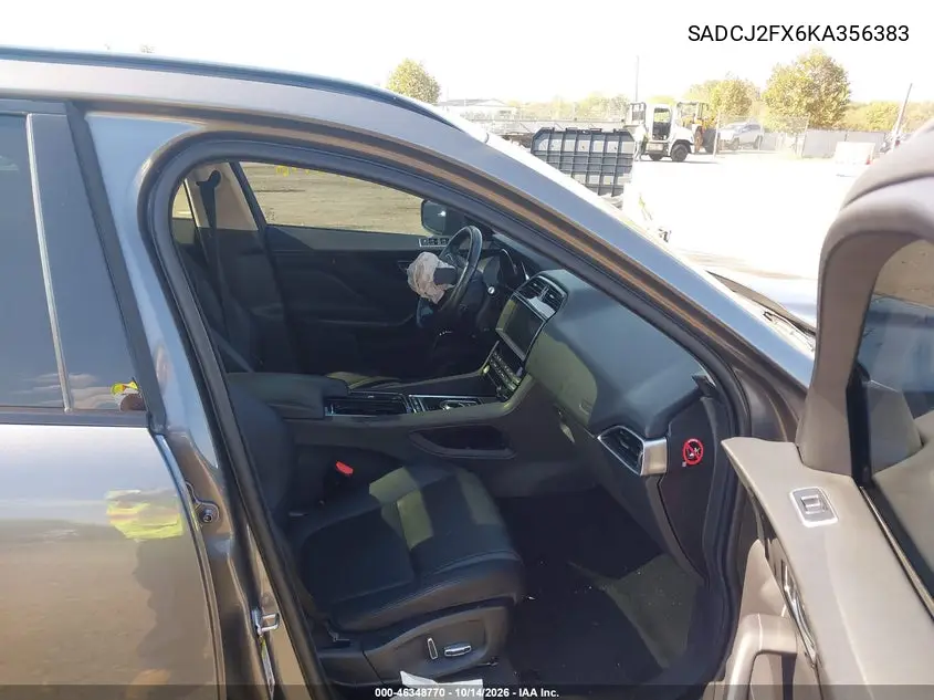 2019 JAGUAR F-PACE VIN SADCJ2FX6KA356383 — фото 5