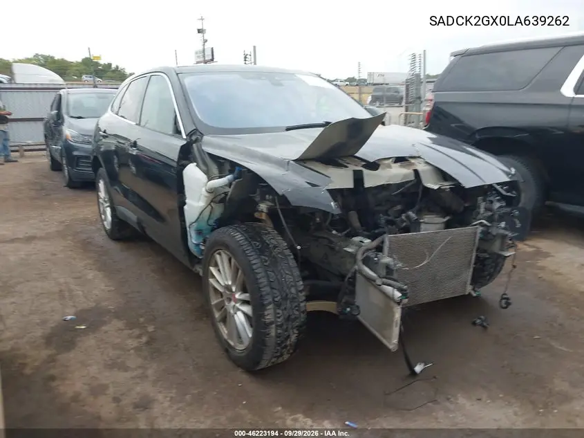 JAGUAR F-PACE 2020, VIN SADCK2GX0LA639262