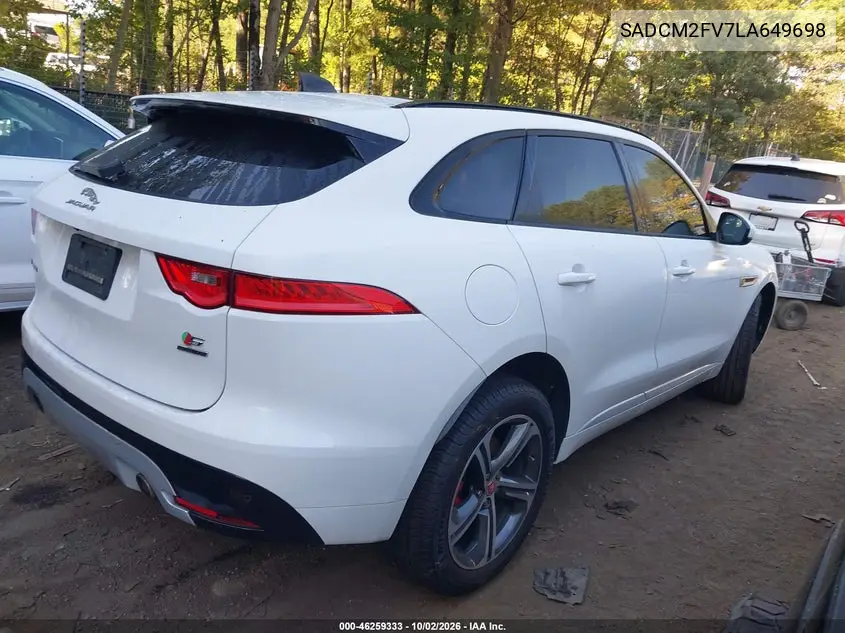 2020 JAGUAR F-PACE VIN SADCM2FV7LA649698 — фото 4