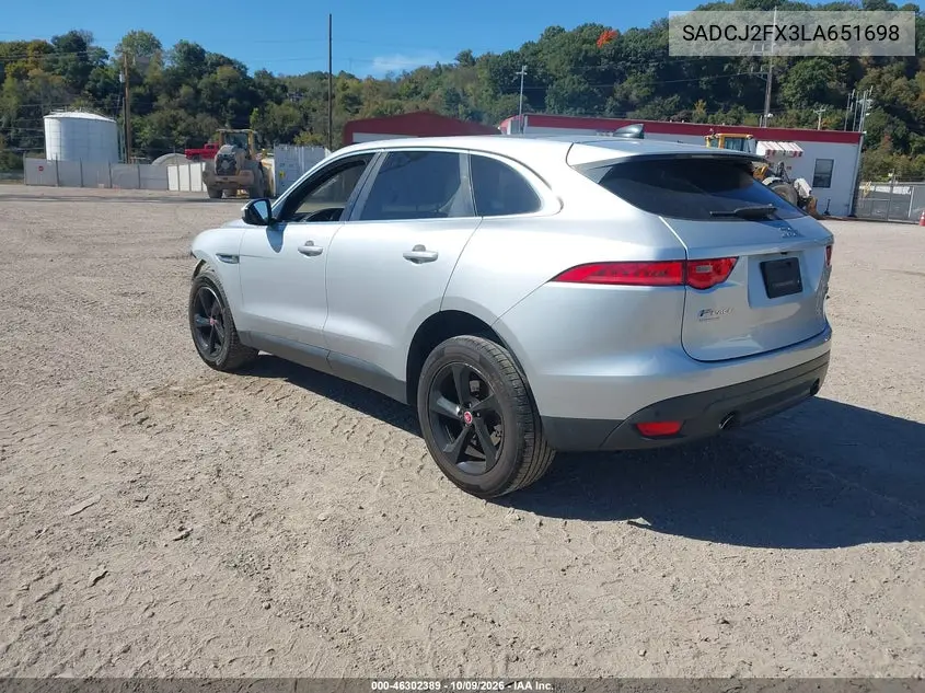 2020 JAGUAR F-PACE VIN SADCJ2FX3LA651698 — фото 3