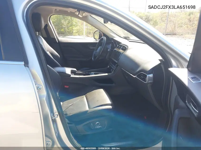 2020 JAGUAR F-PACE VIN SADCJ2FX3LA651698 — фото 5