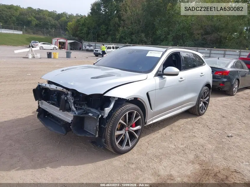 2020 JAGUAR F-PACE VIN SADCZ2EE1LA630082 — фото 2