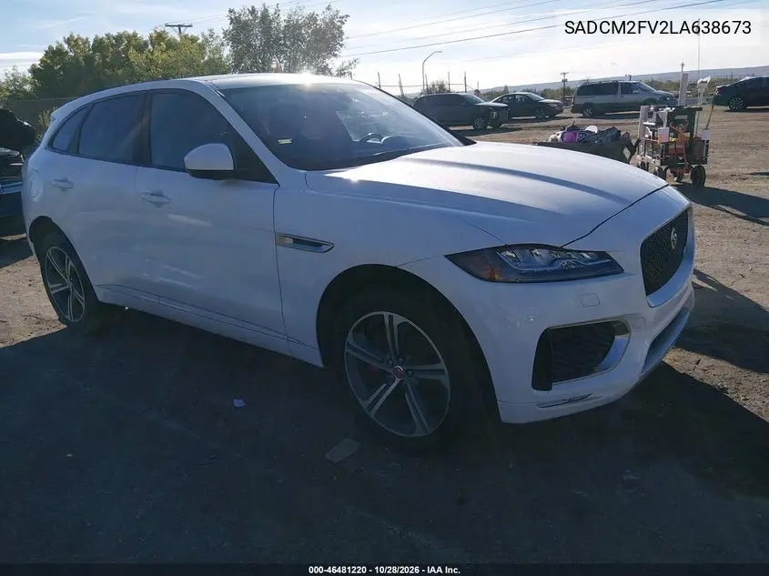 JAGUAR F-PACE 2020, VIN SADCM2FV2LA638673
