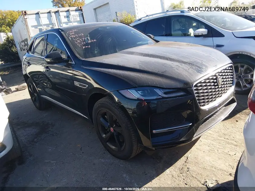 JAGUAR F-PACE 2022, VIN SADCJ2EX2NA689749