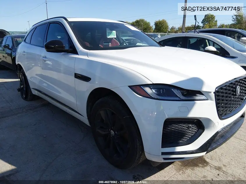 JAGUAR F-PACE 2025, VIN SADCT2EX3SA747745