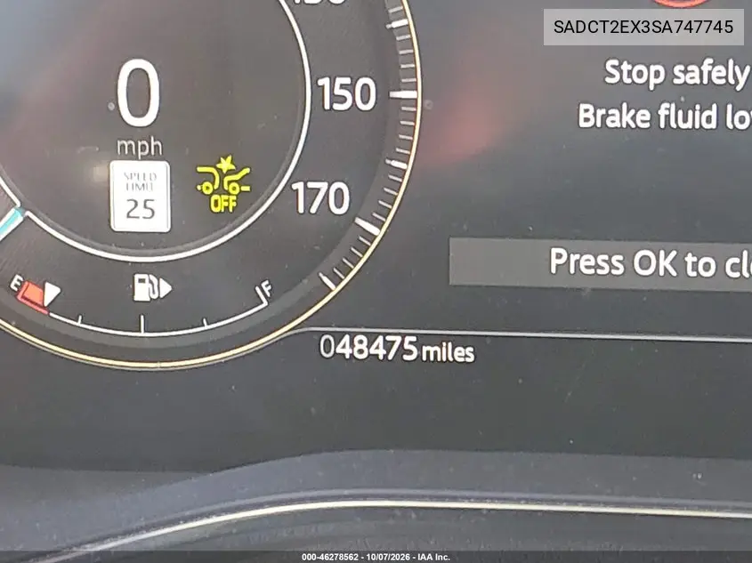 2025 JAGUAR F-PACE VIN SADCT2EX3SA747745 — фото 16