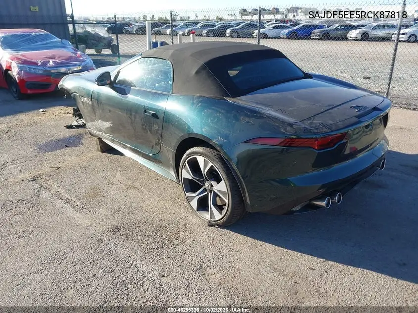 2024 JAGUAR F-TYPE VIN SAJDF5EE5RCK87818 — фото 3