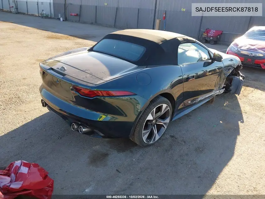 2024 JAGUAR F-TYPE VIN SAJDF5EE5RCK87818 — фото 4