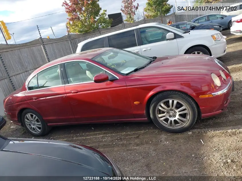 2004 JAGUAR S-TYPE VIN SAJGA01U74HM97702 — фото 13