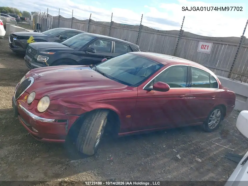 2004 JAGUAR S-TYPE VIN SAJGA01U74HM97702 — фото 14