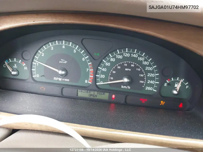2004 JAGUAR S-TYPE VIN SAJGA01U74HM97702 — фото 7