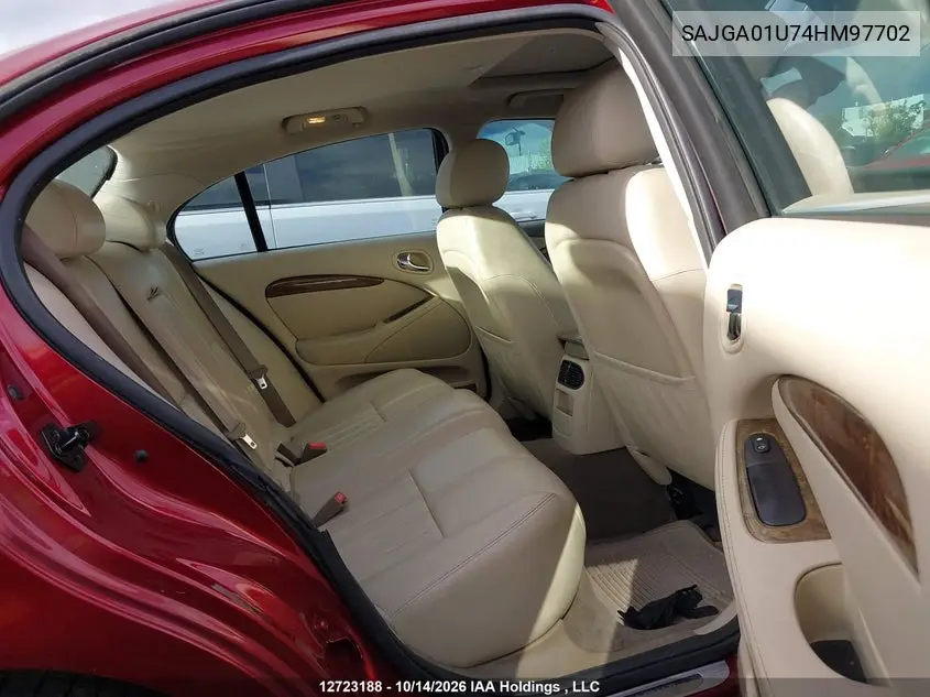 2004 JAGUAR S-TYPE VIN SAJGA01U74HM97702 — фото 8