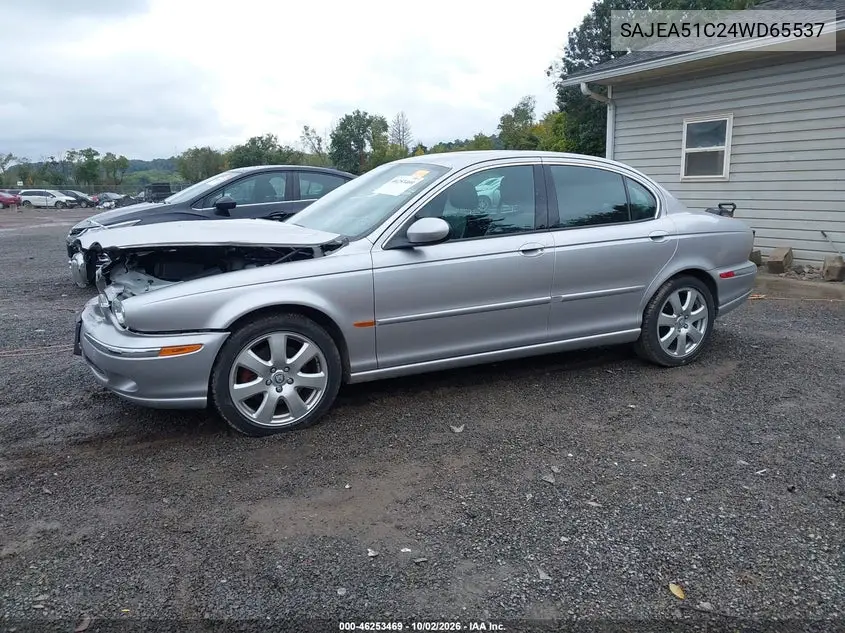 2004 JAGUAR X-TYPE VIN SAJEA51C24WD65537 — фото 2