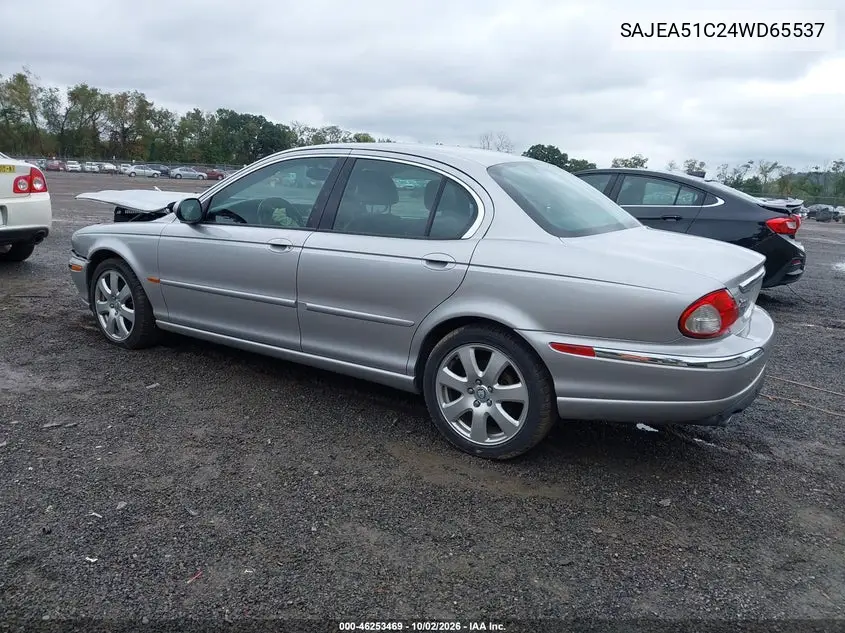 2004 JAGUAR X-TYPE VIN SAJEA51C24WD65537 — фото 3