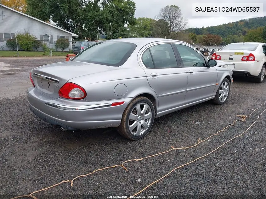 2004 JAGUAR X-TYPE VIN SAJEA51C24WD65537 — фото 4