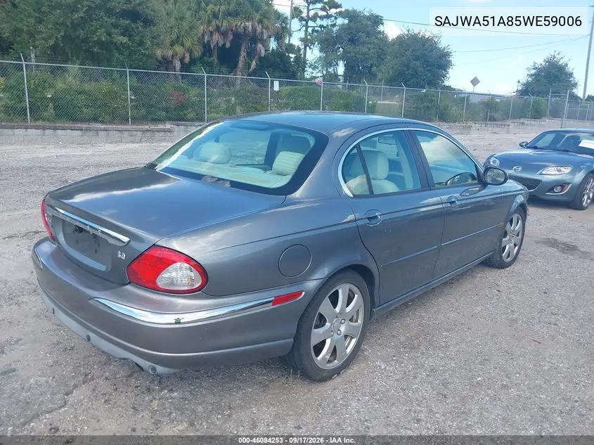 2005 JAGUAR X-TYPE VIN SAJWA51A85WE59006 — фото 4