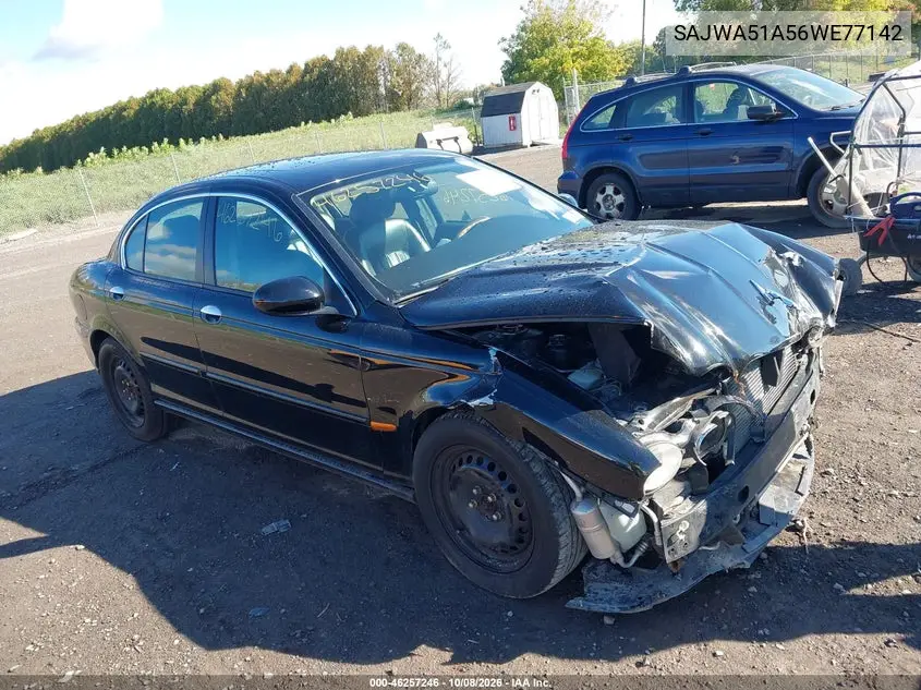 JAGUAR X-TYPE 2006, VIN SAJWA51A56WE77142