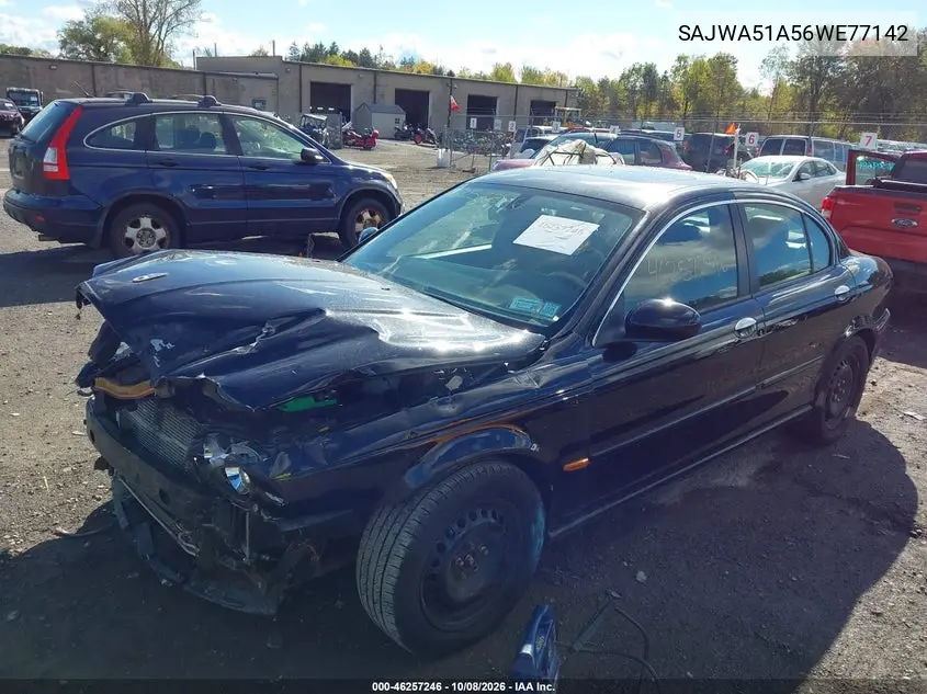 2006 JAGUAR X-TYPE VIN SAJWA51A56WE77142 — фото 2