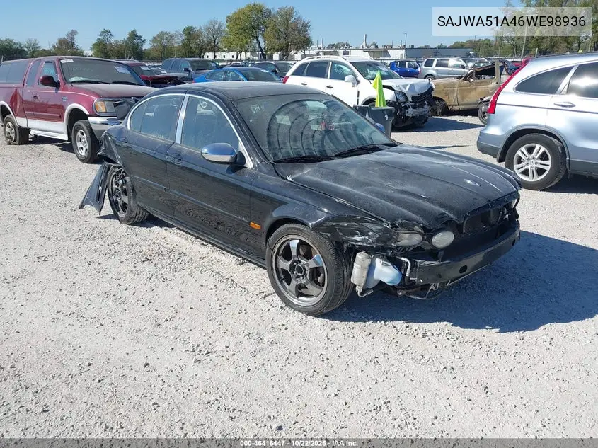 JAGUAR X-TYPE 2006, VIN SAJWA51A46WE98936