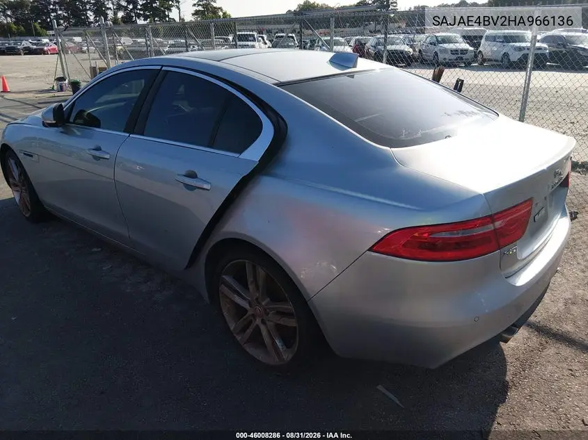 2017 JAGUAR XE VIN SAJAE4BV2HA966136 — фото 3