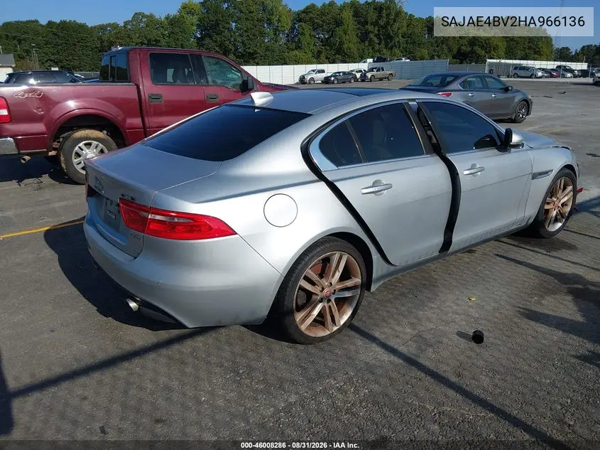 2017 JAGUAR XE VIN SAJAE4BV2HA966136 — фото 4