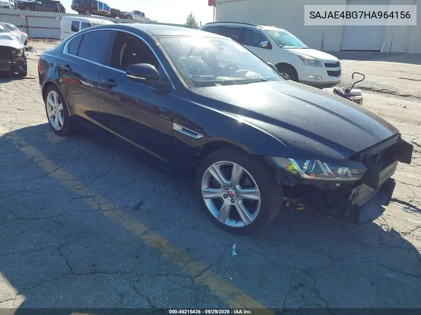 JAGUAR XE 2017, VIN SAJAE4BG7HA964156