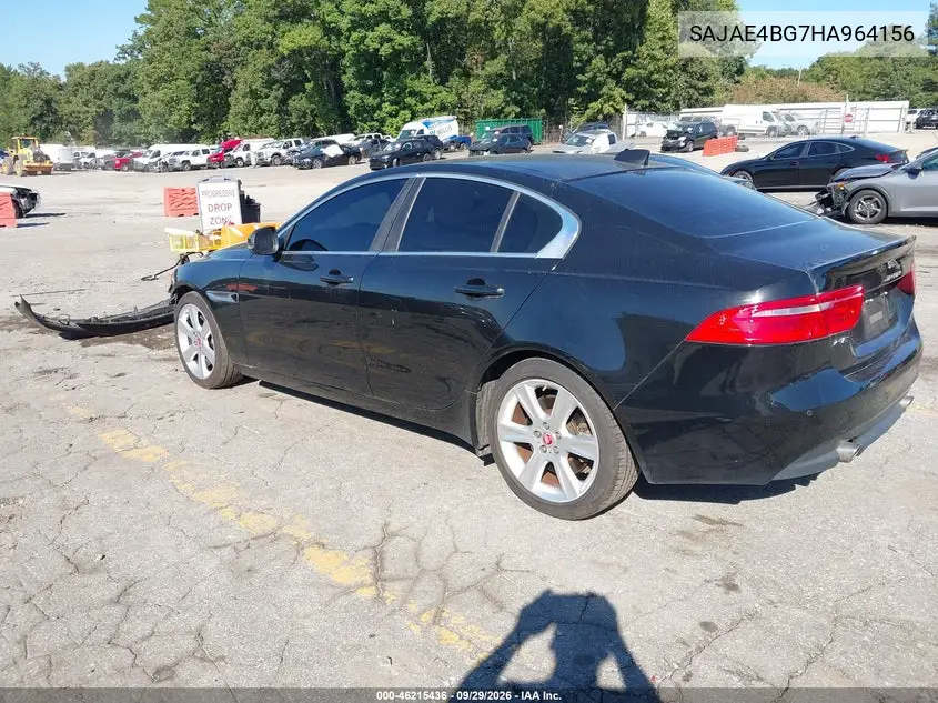 2017 JAGUAR XE VIN SAJAE4BG7HA964156 — фото 3