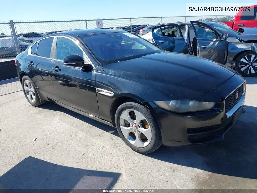 JAGUAR XE 2017, VIN SAJAR4BG3HA967379