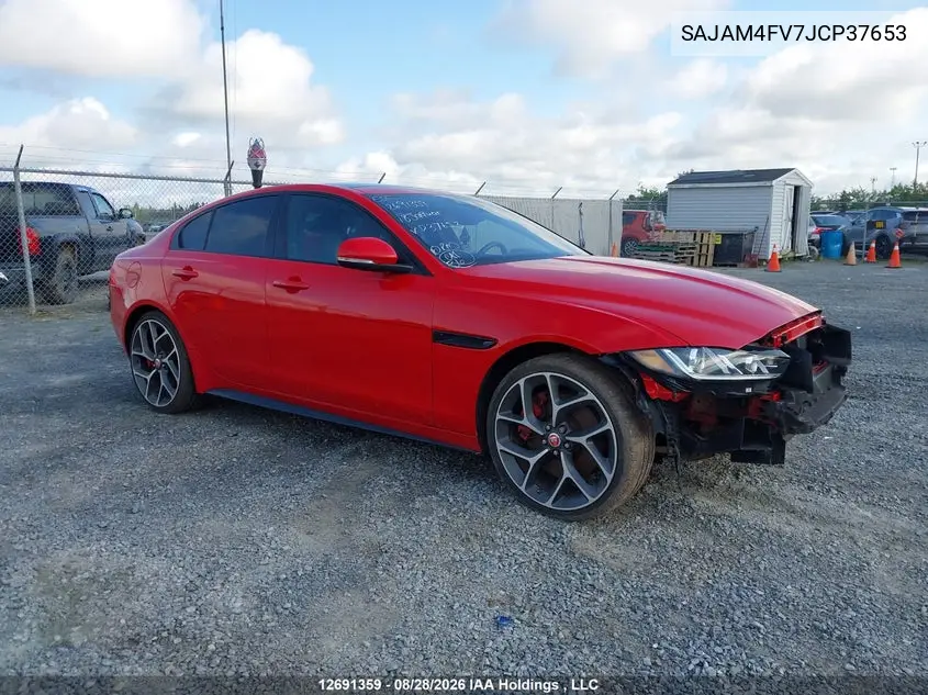 JAGUAR XE 2018, VIN SAJAM4FV7JCP37653