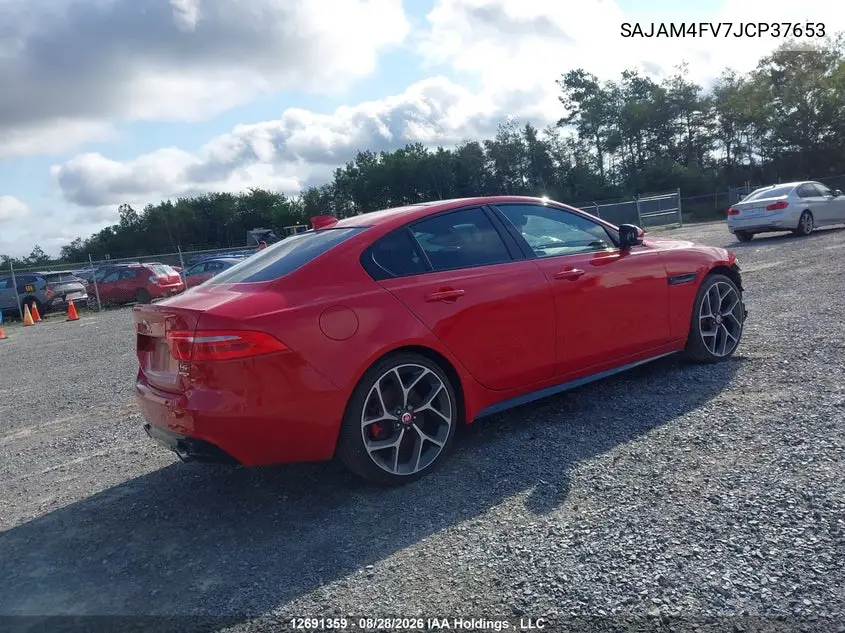 2018 JAGUAR XE VIN SAJAM4FV7JCP37653 — фото 4