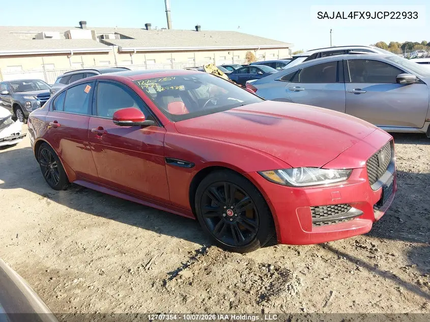 2018 JAGUAR XE VIN SAJAL4FX9JCP22933 — фото 13
