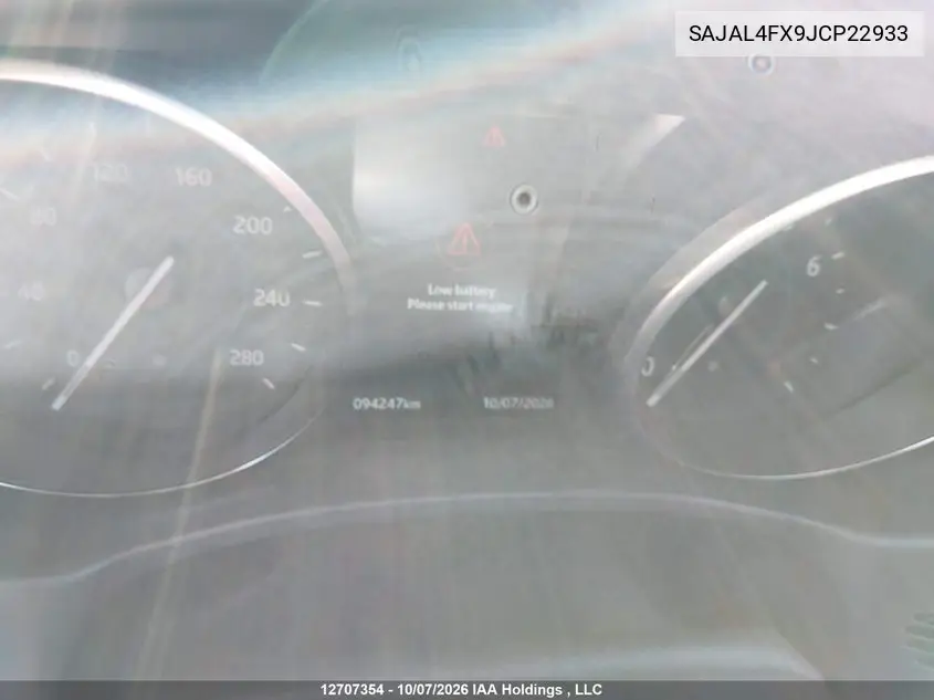 2018 JAGUAR XE VIN SAJAL4FX9JCP22933 — фото 7