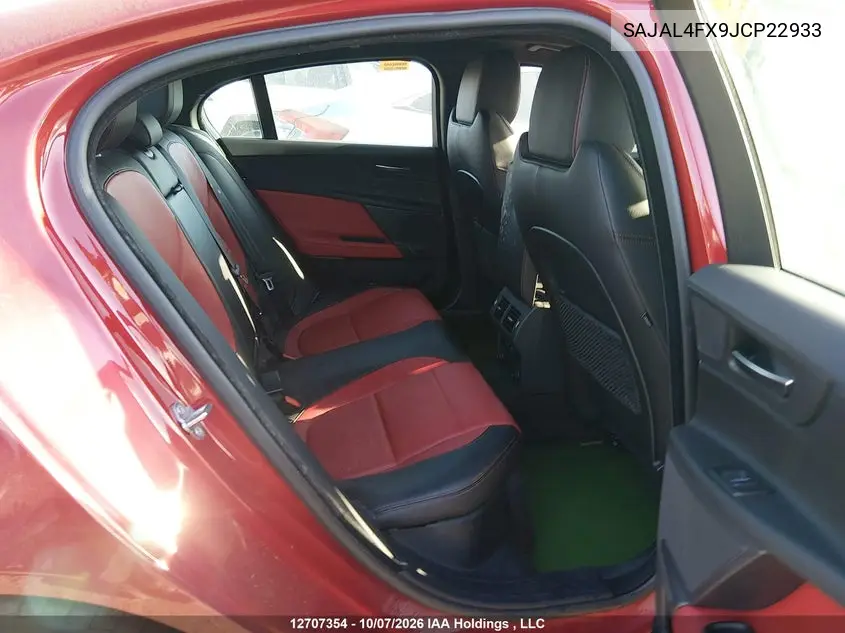 2018 JAGUAR XE VIN SAJAL4FX9JCP22933 — фото 8