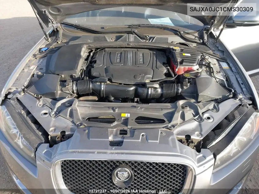 2012 JAGUAR XF VIN SAJXA0JC1CMS30309 — фото 10