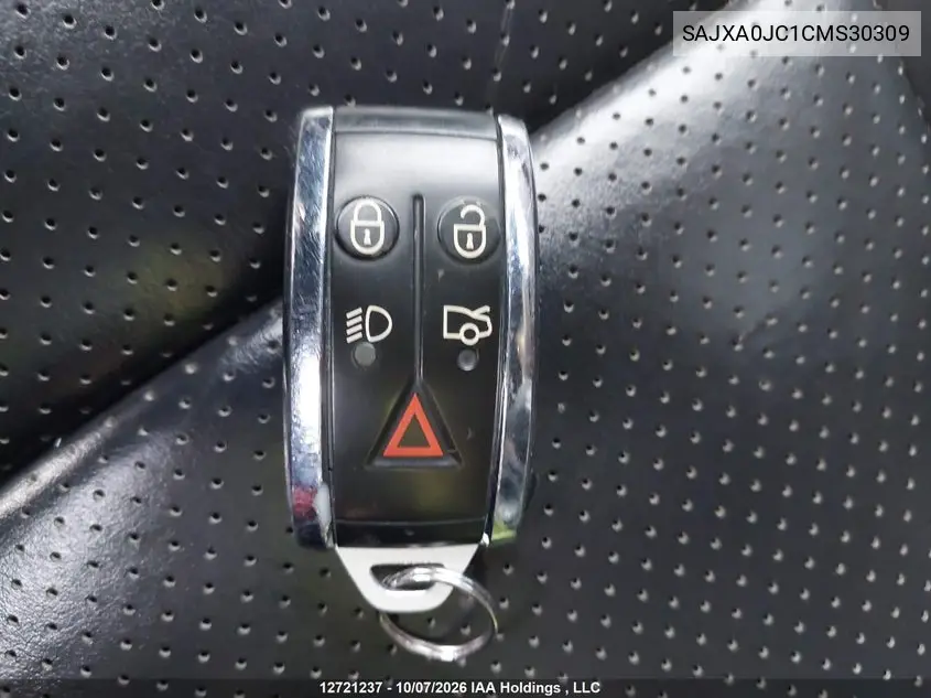 2012 JAGUAR XF VIN SAJXA0JC1CMS30309 — фото 11