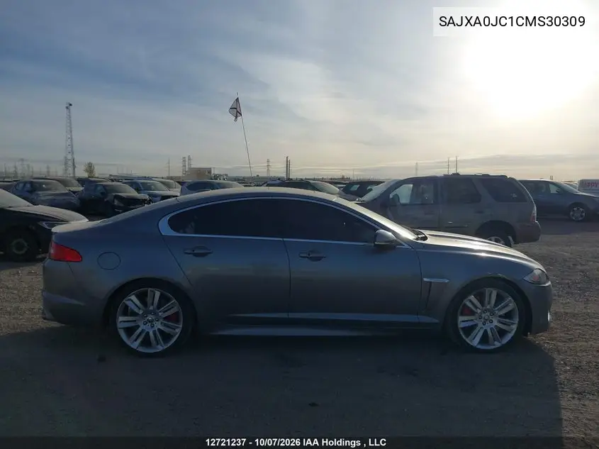 2012 JAGUAR XF VIN SAJXA0JC1CMS30309 — фото 13