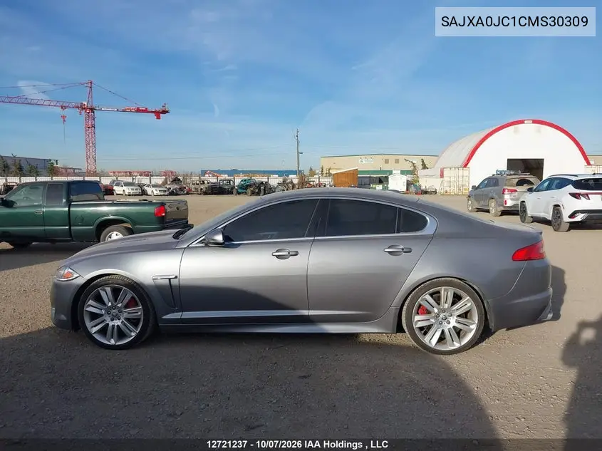 2012 JAGUAR XF VIN SAJXA0JC1CMS30309 — фото 14