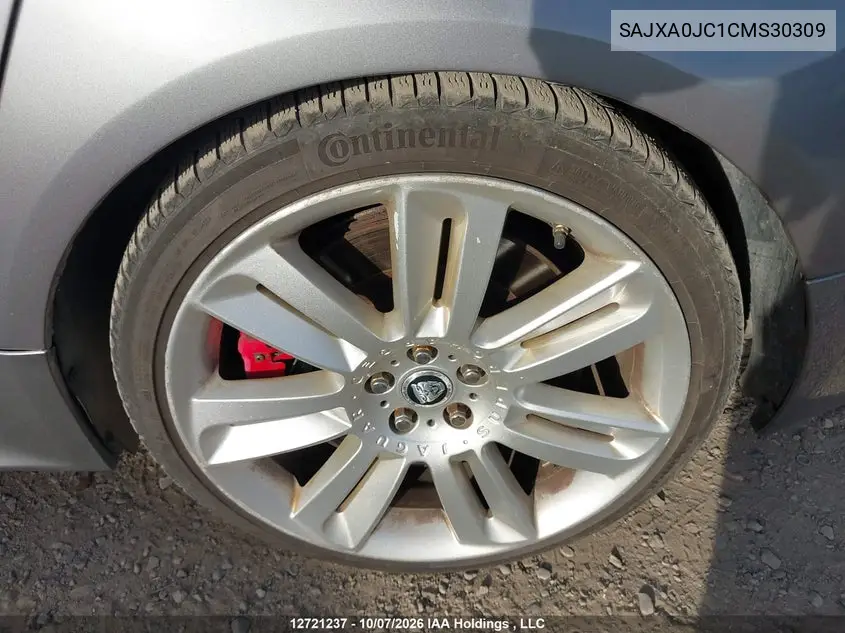 2012 JAGUAR XF VIN SAJXA0JC1CMS30309 — фото 21