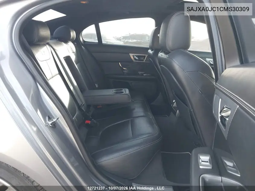 2012 JAGUAR XF VIN SAJXA0JC1CMS30309 — фото 8