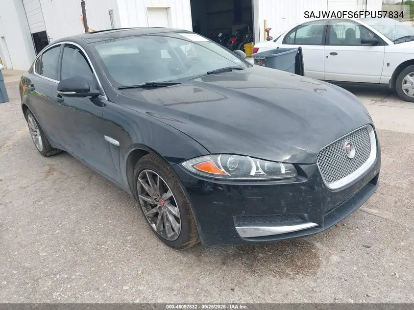JAGUAR XF 2015, VIN SAJWA0FS6FPU57834